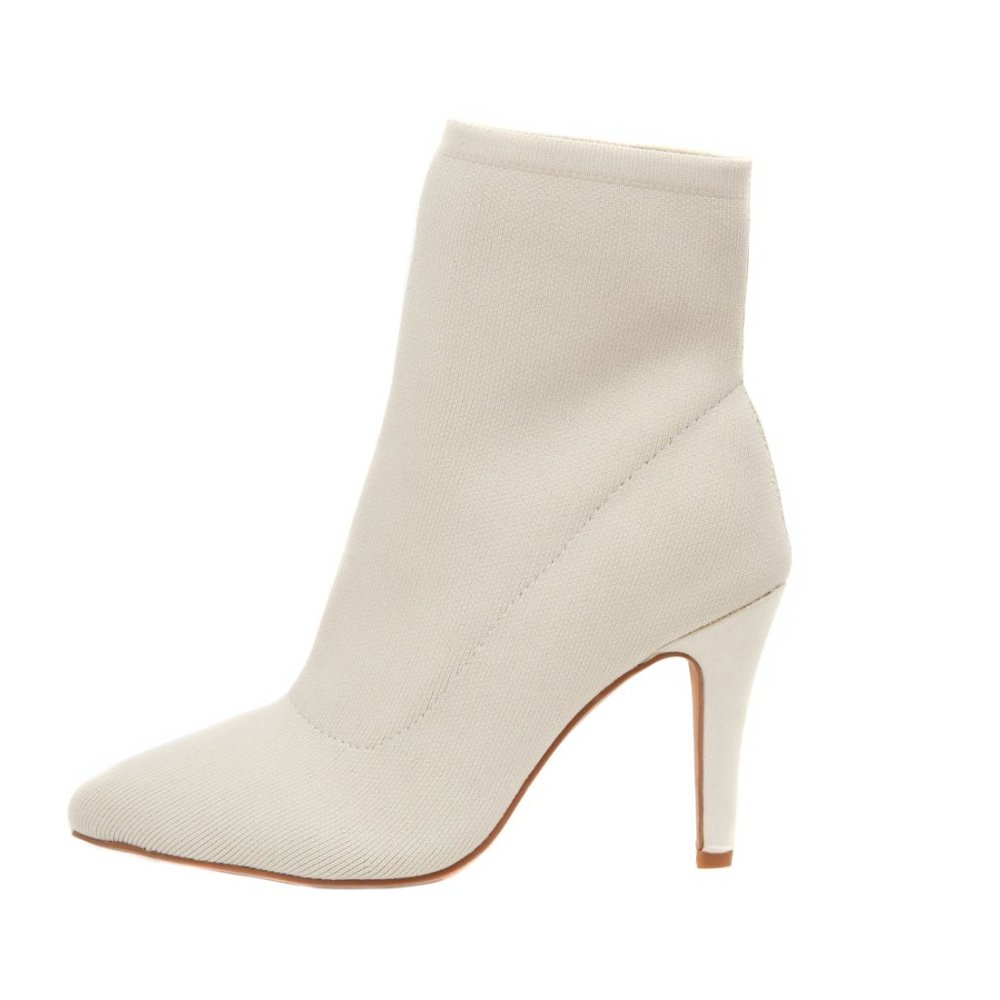 (NWT) Cushionaire Gipsee Knit Dress Bootie Bone Women Size 9